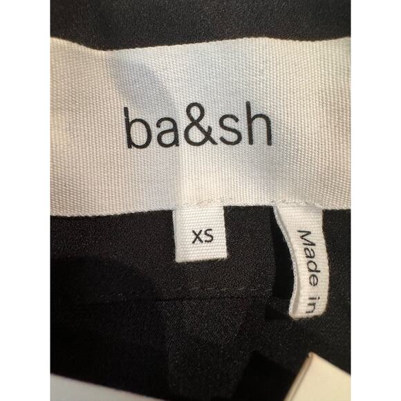 ba&sh Stylish black crepe tapered Nesi Jumpsuit size XS - Picture 10 of 14